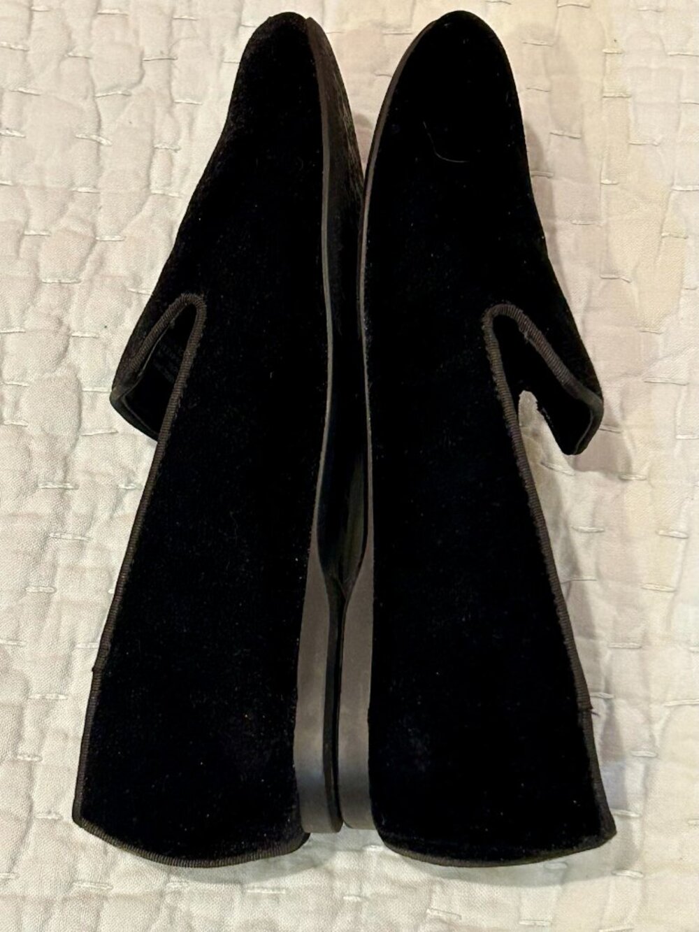 Birdies - The Starling - Black Velvet Flat - Size 7.5 with Box - Picture 11 of 15